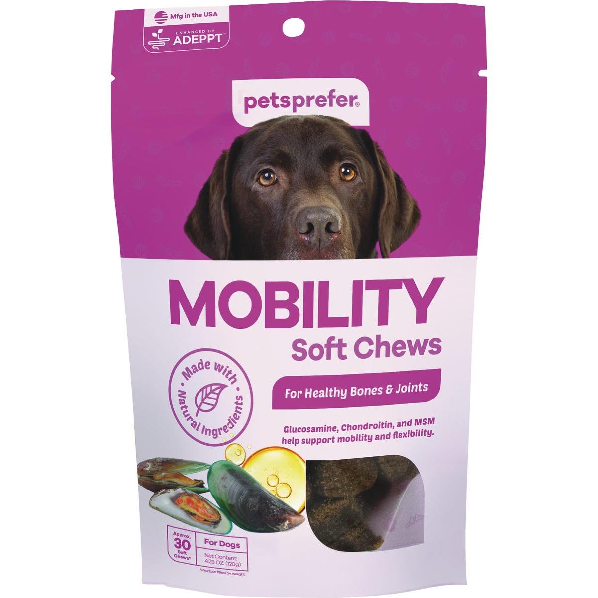 Pets Prefer Mobility Soft Dog Chews (30-Count)
