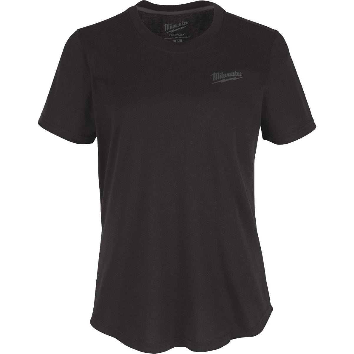 Milwaukee FREEFLEX Women's XL Black Short Sleeve Hybrid T-Shirt