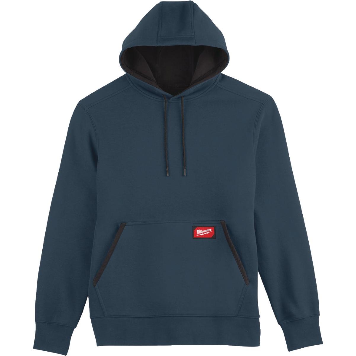 Milwaukee FREEFLEX Large Blue Midweight Pullover Hooded Sweatshirt