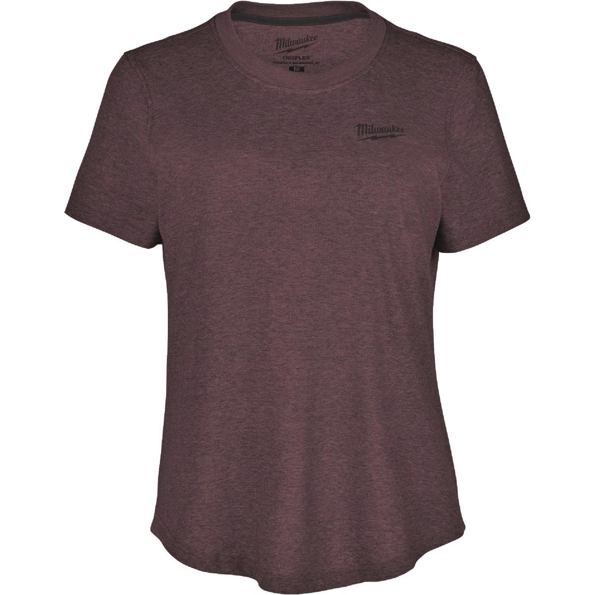 Milwaukee FREEFLEX Women's Small Purple Short Sleeve Hybrid T-Shirt