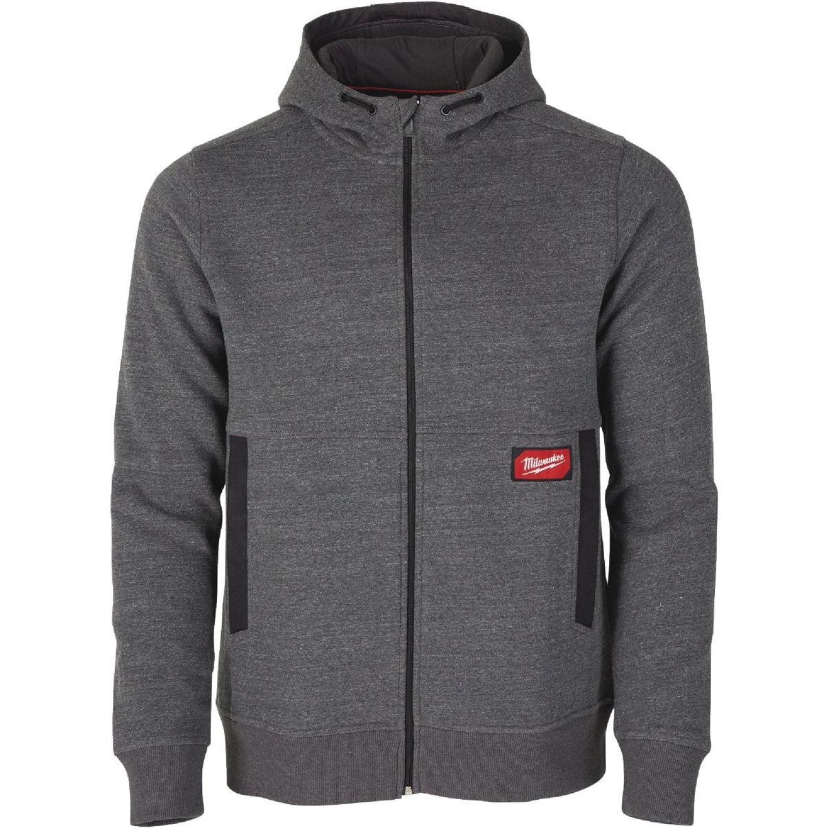 Milwaukee GRIDIRON Men's 2XL Gray Full-Zip Hoodie