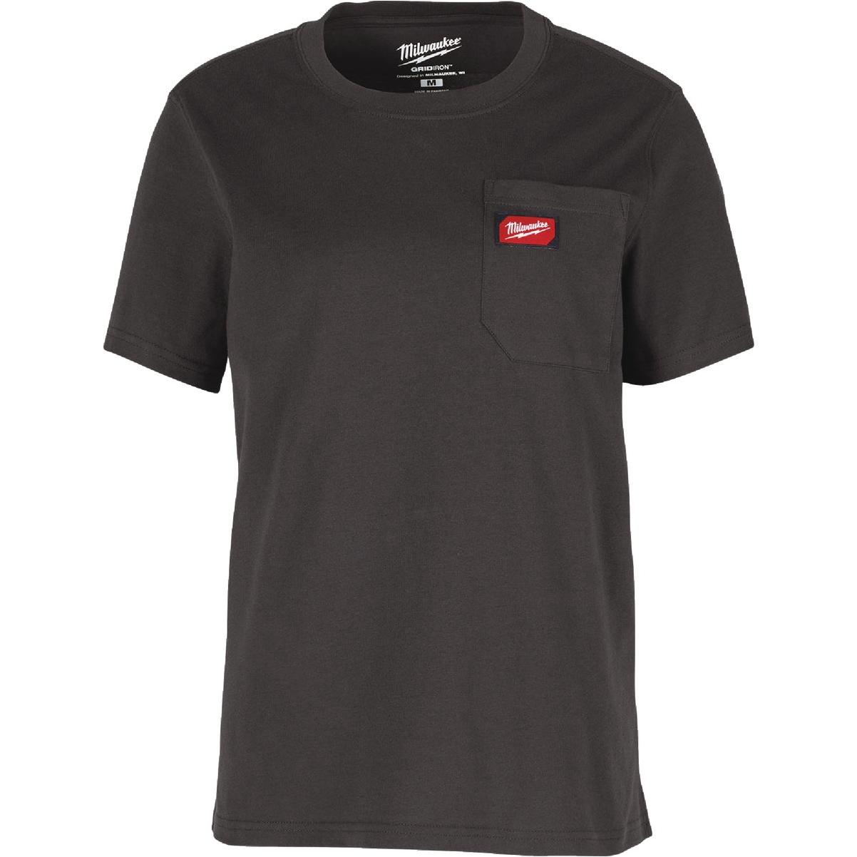 Milwaukee GridIron Women's Medium Black Short Sleeve Pocket T-Shirt
