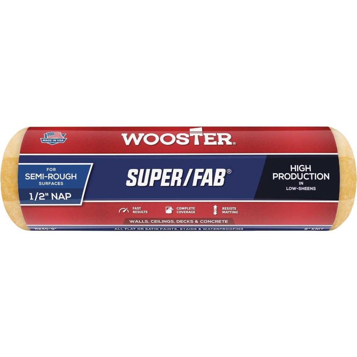 Wooster Super/Fab 9 In. x 1/2 In. Knit Fabric Roller Cover