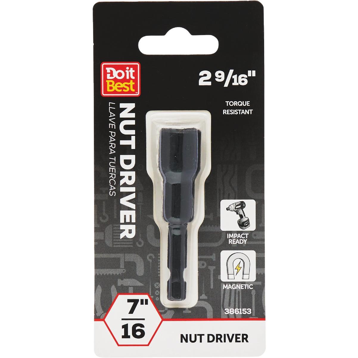 Do it Best 7/16 In. x 2-9/16 In. Magnetic Impact Nut Driver