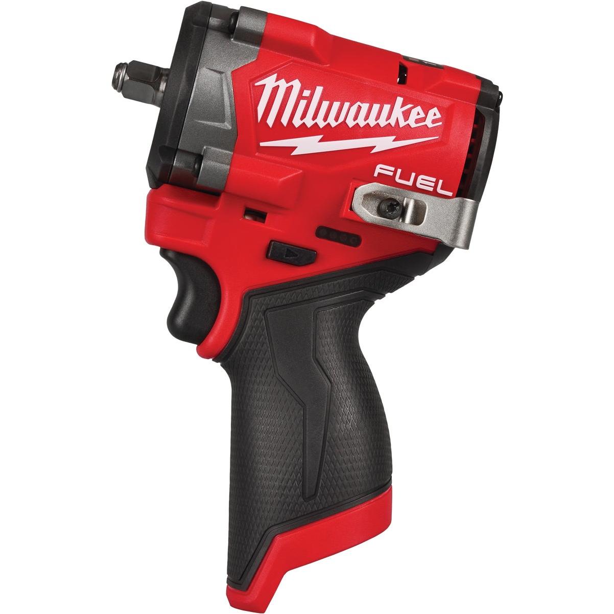 Milwaukee M12 FUEL Brushless 3/8 In. Stubby Cordless Impact Wrench (Tool Only)