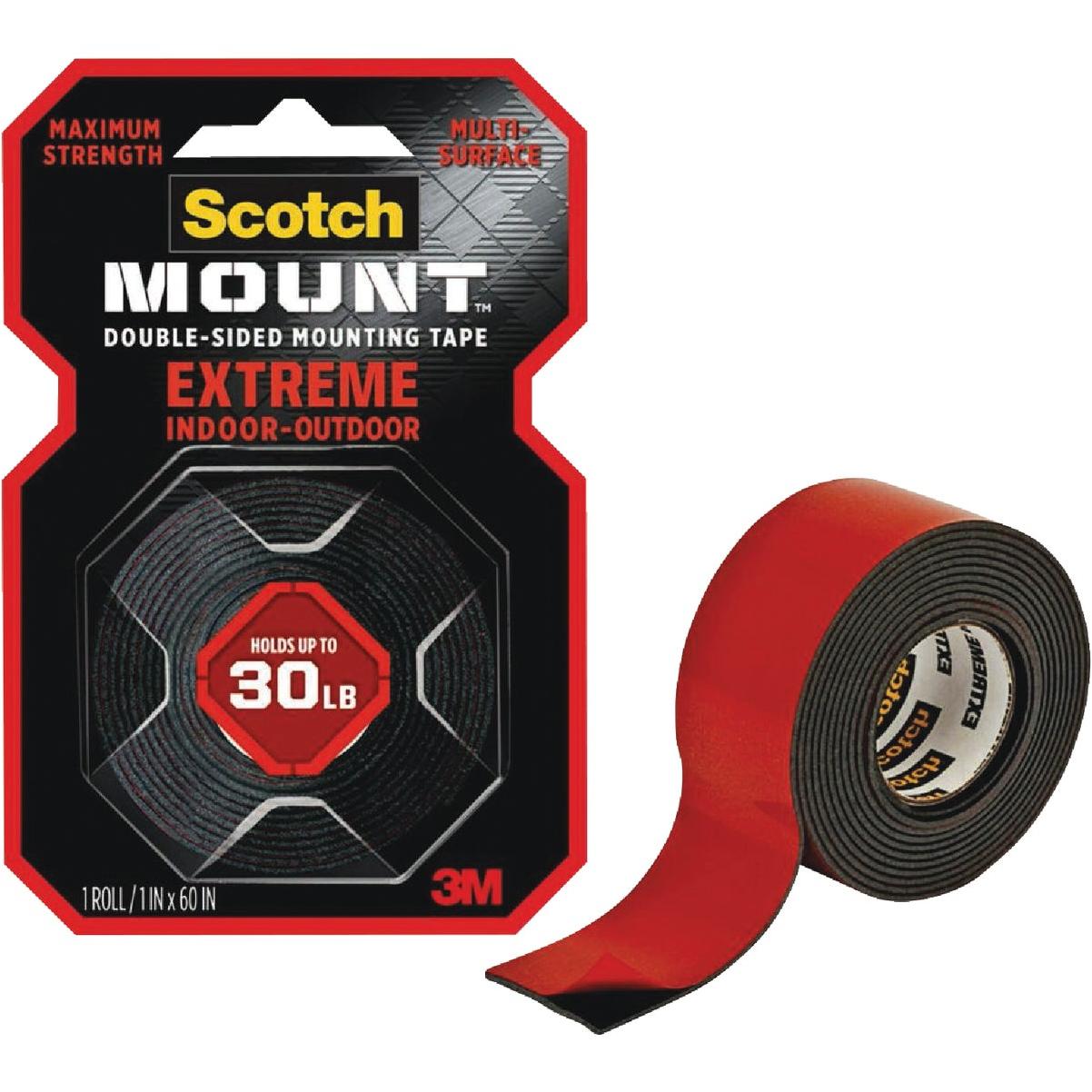 Scotch Mount 1 In. x 60 In. Extreme Double-Sided Mounting Tape