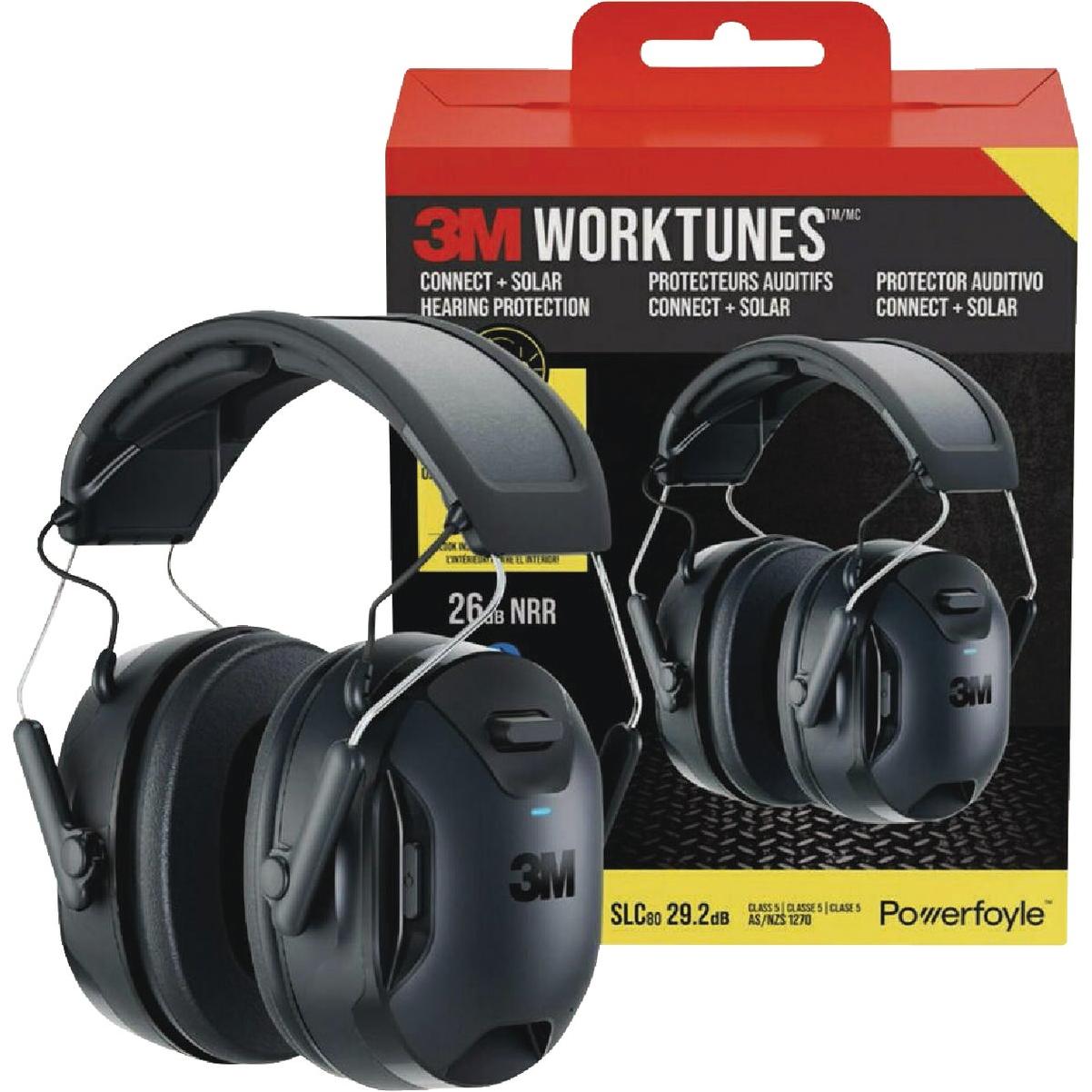3M WorkTunes Connect + 26 dB Solar Wireless Bluetooth Earmuffs