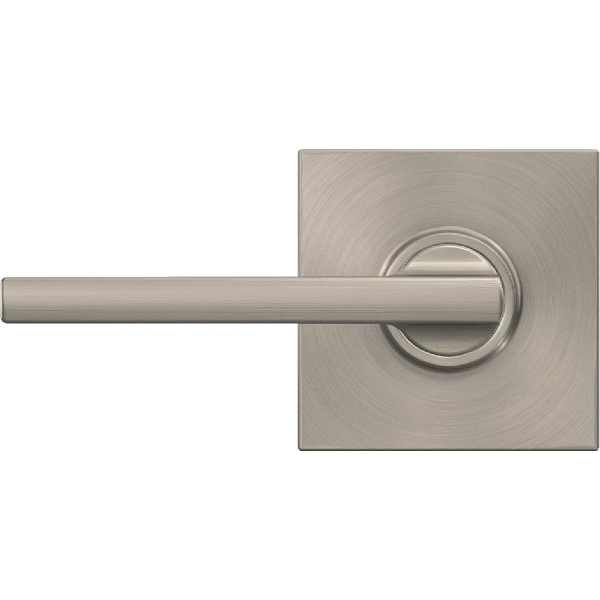 Schlage F Series Latitude Lever Satin Nickel Hall & Closet Lock with Collins Trim