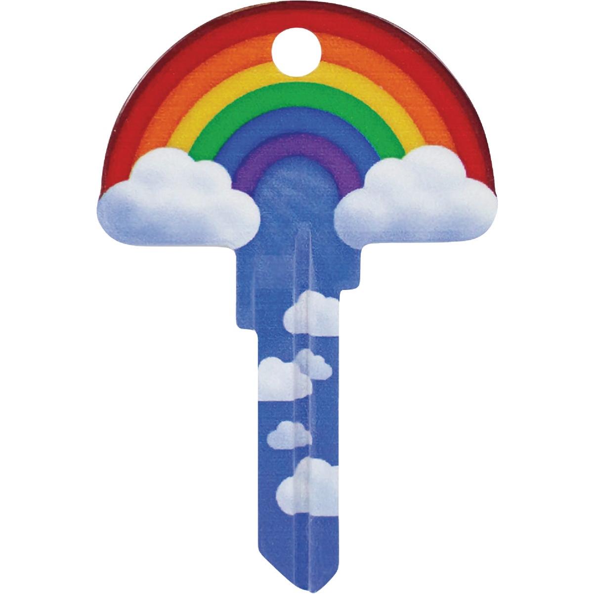 Lucky Line Rainbow Key Shapes Decorative House Key - SC1