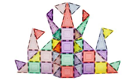 PicassoTiles Magnetic Blocks Set, 48 Piece