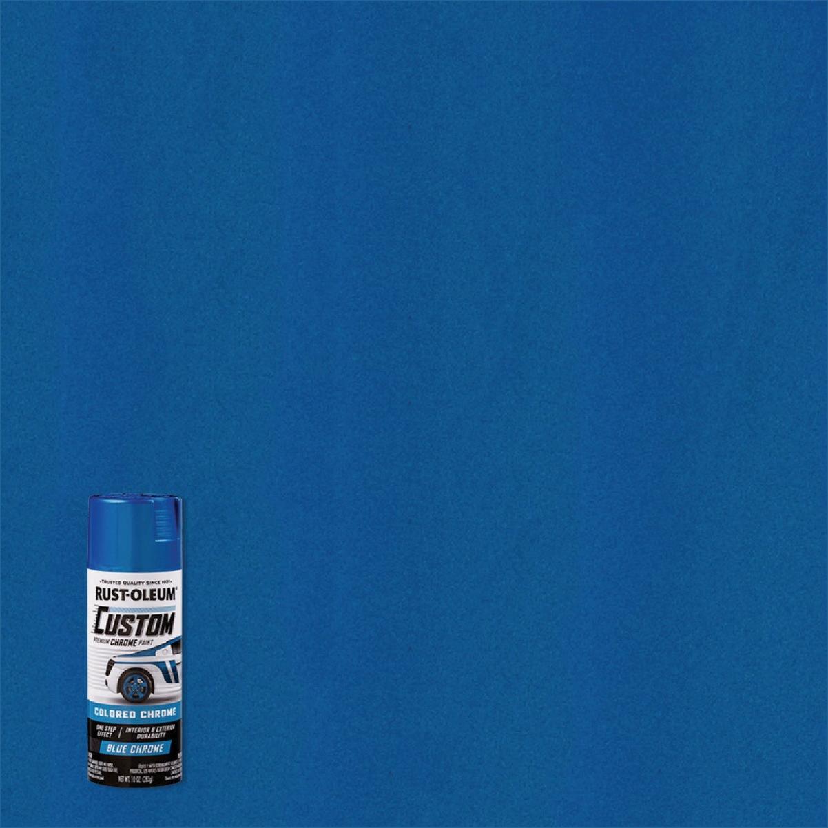 Rust-Oleum 10 Oz. Custom Colored Automotive Spray Paint, Blue Chrome