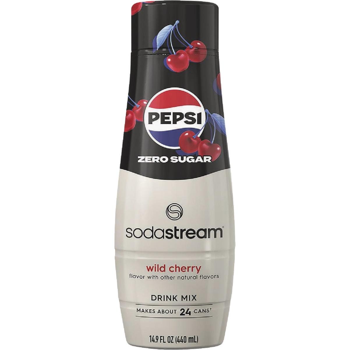 SodaStream 14.9 Oz. Pepsi Wild Cherry Zero Sugar Drink Mix