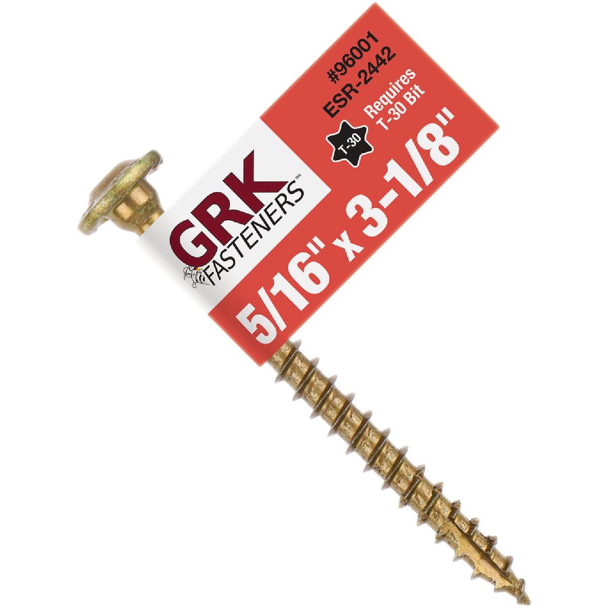 GRK RSS Rugged 5/16 In. x 3-1/8 In. Star Drive Washer Head Structure Screw