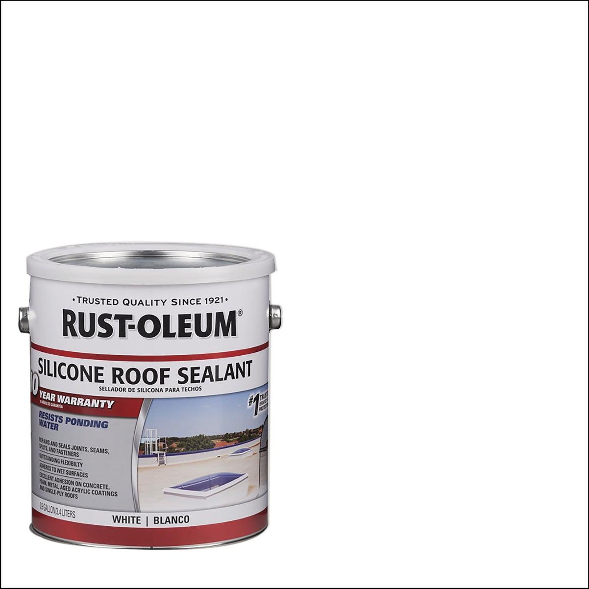 Rust-Oleum 1 Gal. Silicone Roof Sealant, White