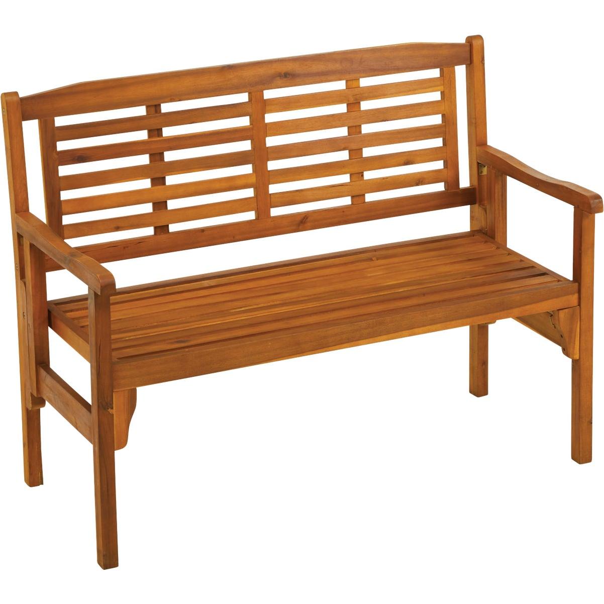 47 In. Acacia Wood Folding Bench