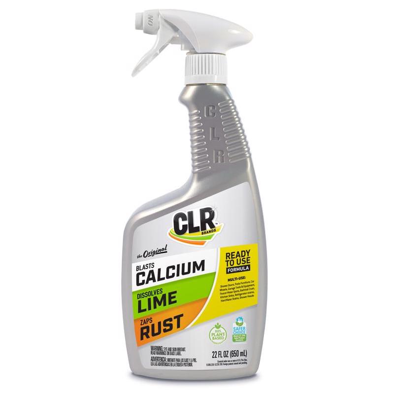 CLR Calcium Lime & Rust Remover – 22 oz Spray Bottle