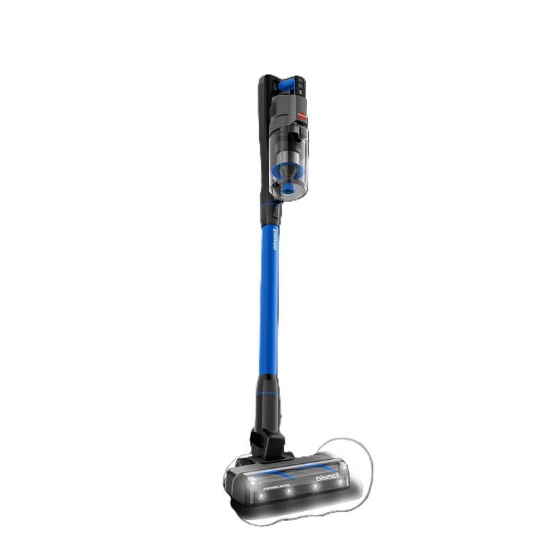 PowerClean FurFinder Cordless Stick Vacuum with HEPA Bagless Design – Blue 40‑Minute Runtime