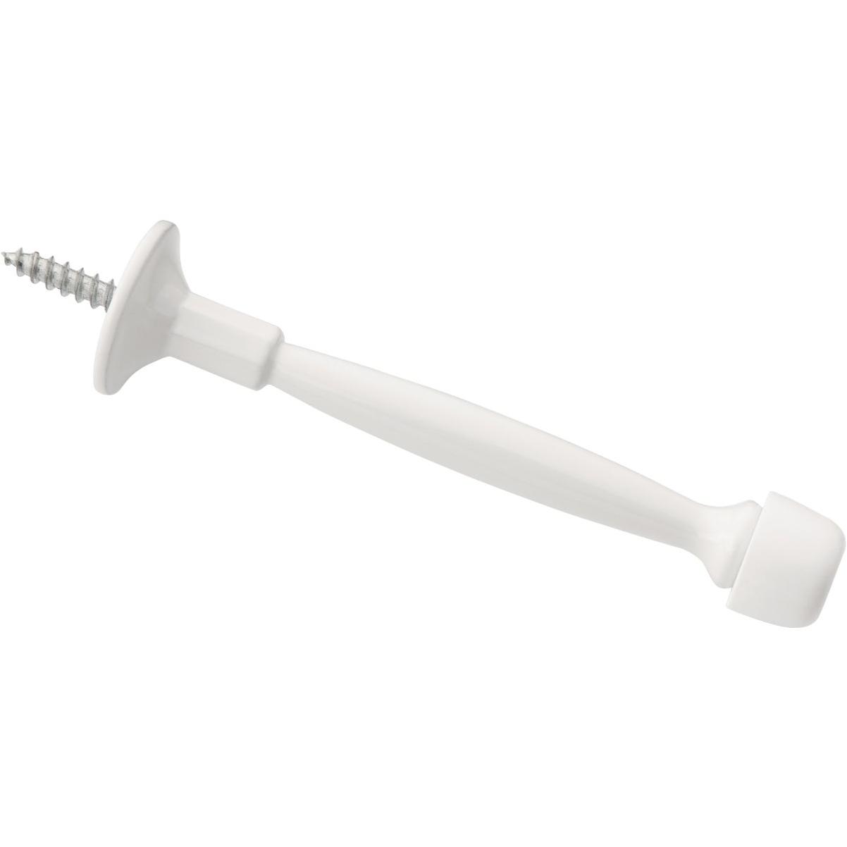 National Hardware 4 In. White Rigid Door Stop