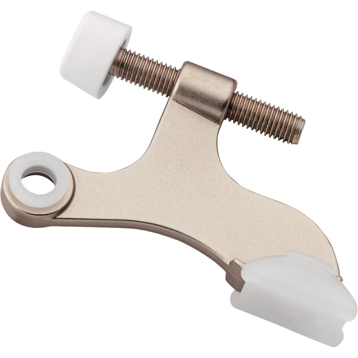 National Hardware Satin Nickel Hinge Pin Door Stop (5-Pack)