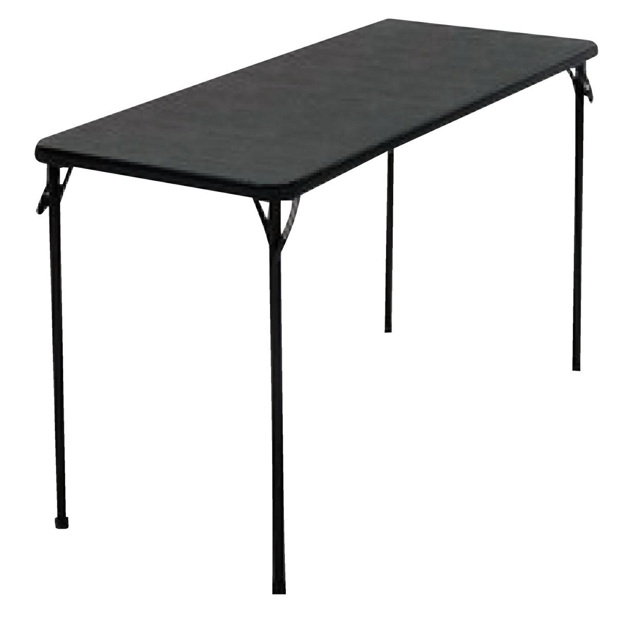 COSCO 20 In. x 48 In. Folding Table, Black