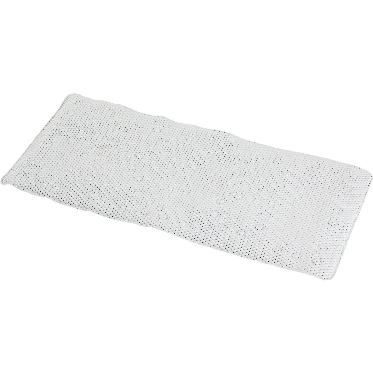 ConTact 17 In. x 36 In. White Bath Mat with Grip