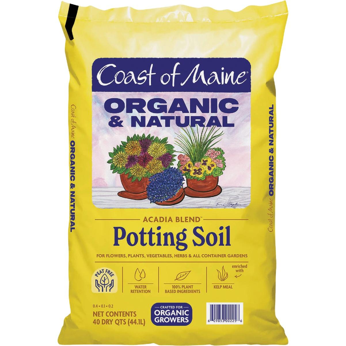 Coast of Maine Acadia Blend 40 Qt. Organic & Natural Potting Soil