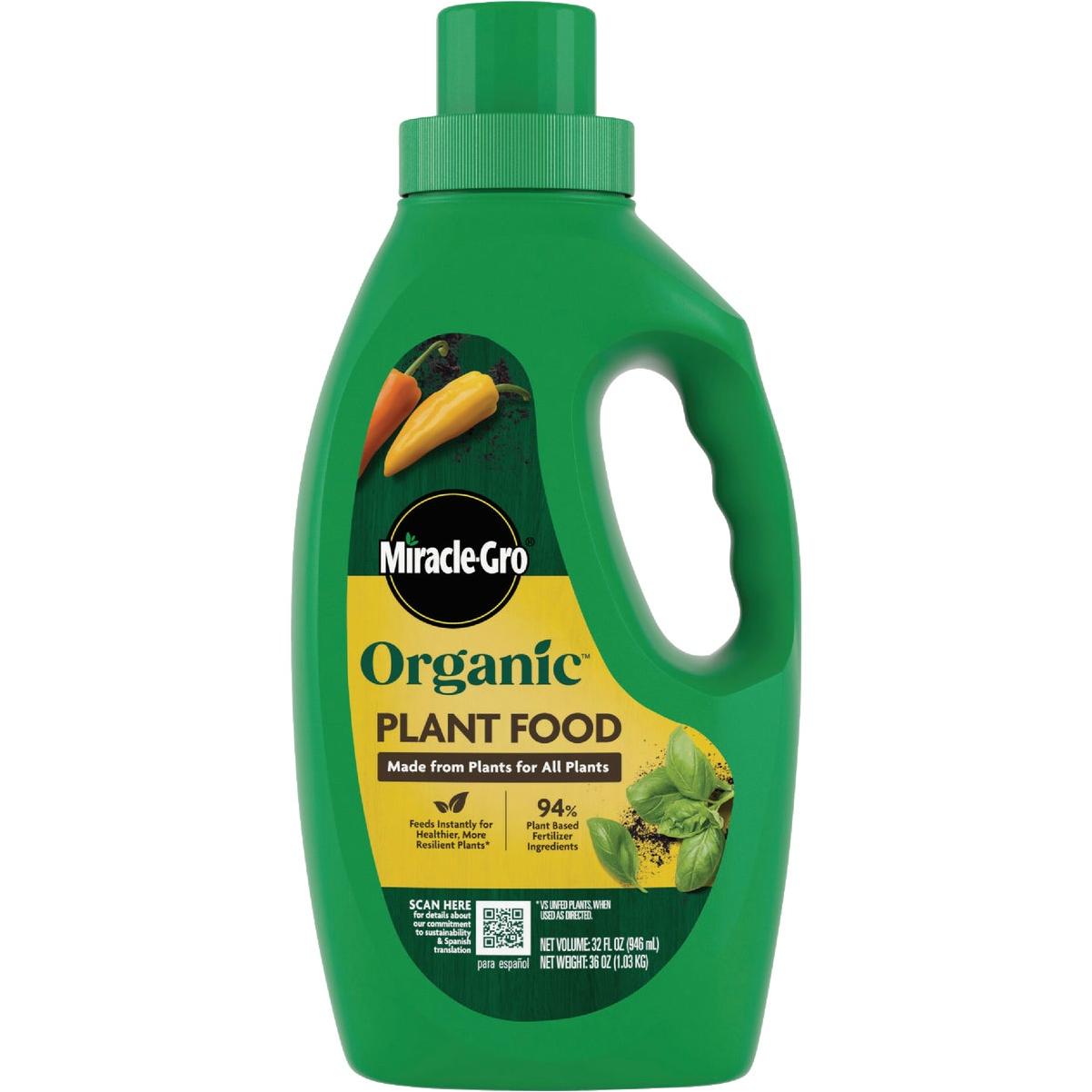 Miracle-Gro 32 Oz. 1-0.5-1 Ready To Use Organic Liquid Plant Food