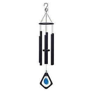 Blue Agate Sunset Vista Wind Chime – 29‑Inch Outdoor Accent