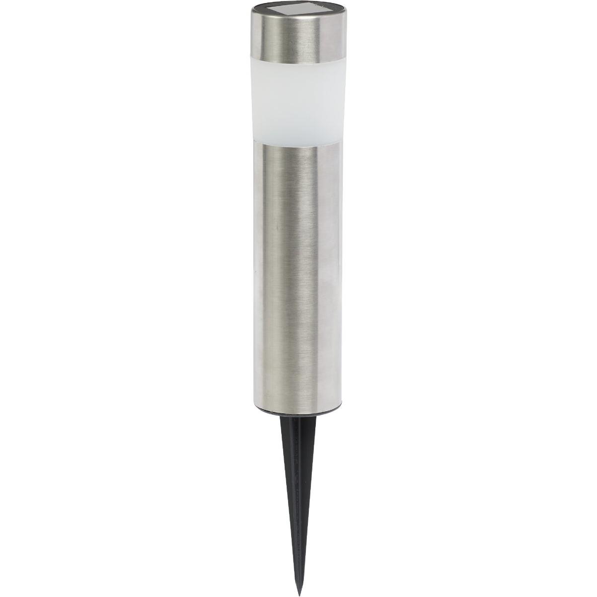 Stainless Steel Warm White Light Solar Stake Light