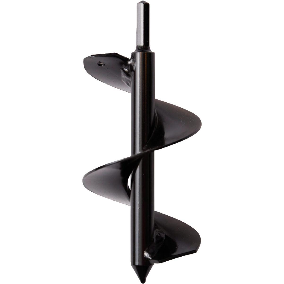Power Planter 7 In. x 3 In. Black Bulb Planter Garden Auger