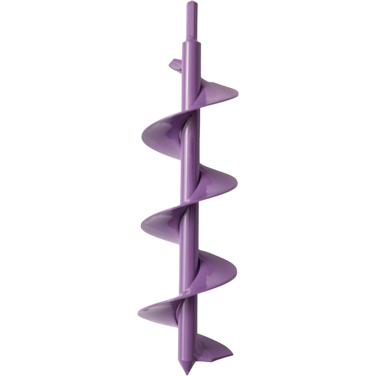 Power Planter 12 In. x 3 In. Purple Bulb Planter Garden Auger