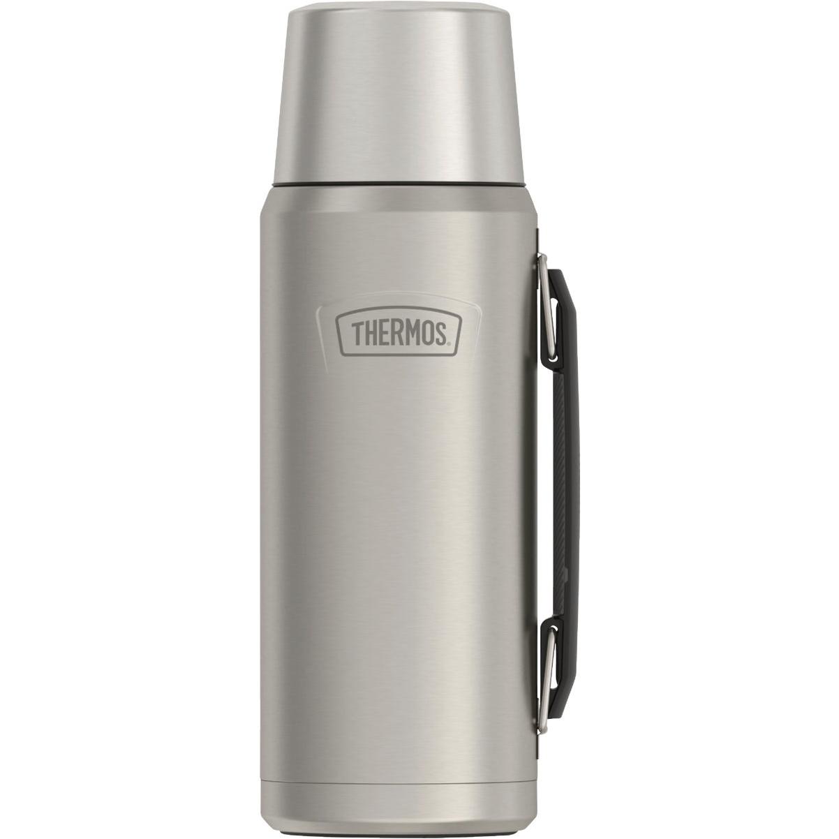 Thermos 1.2 L Stainless Steel Beverage Bottle, Matte Stainless Steel