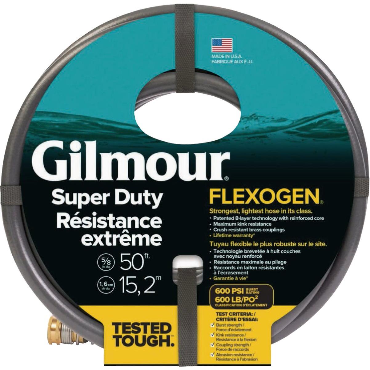 Gilmour Flexogen 5/8 In. Dia. x 50 Ft. L. Super Duty Garden Hose