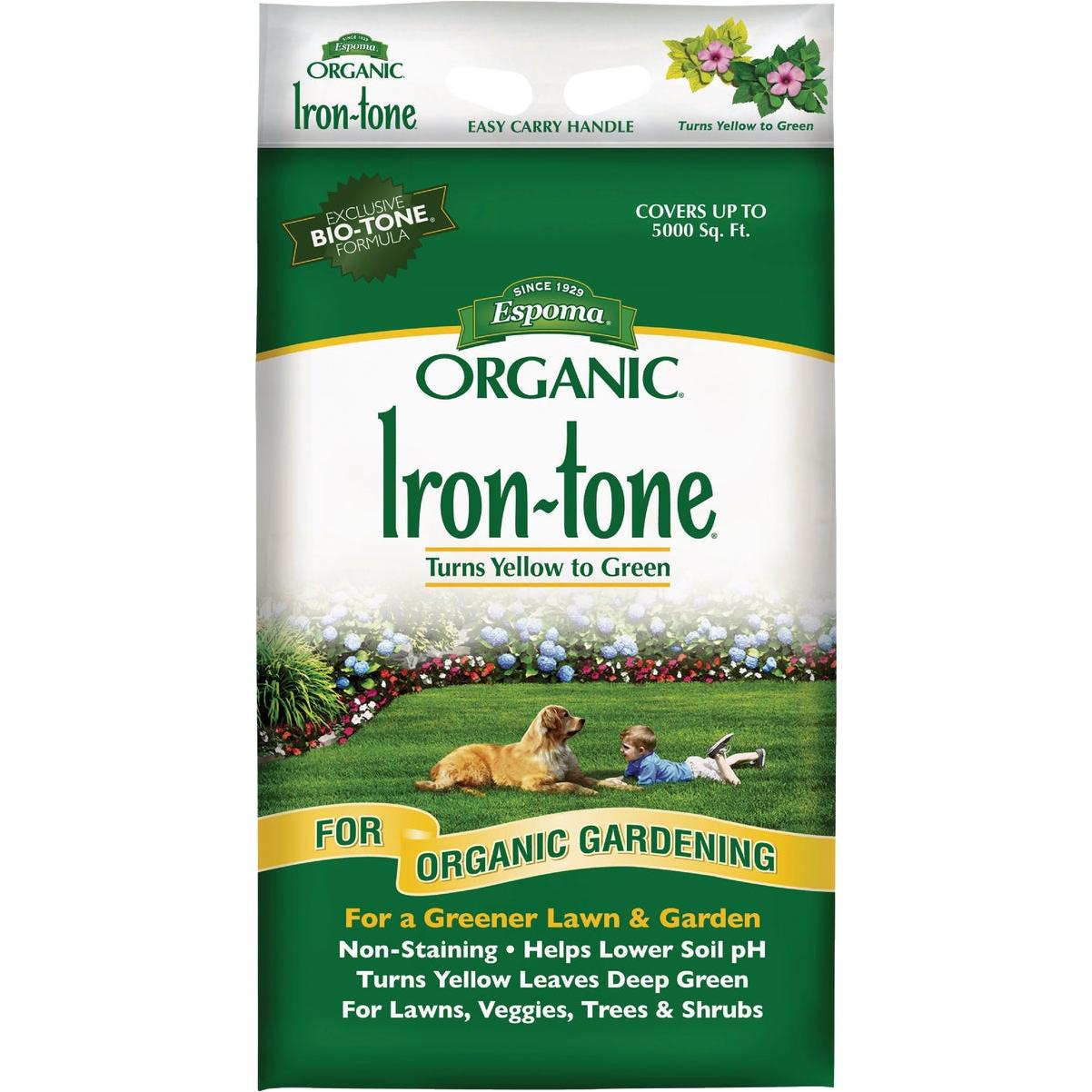 Espoma Organic 20 Lb. 3-0-3 Iron-tone Granular Plant Food