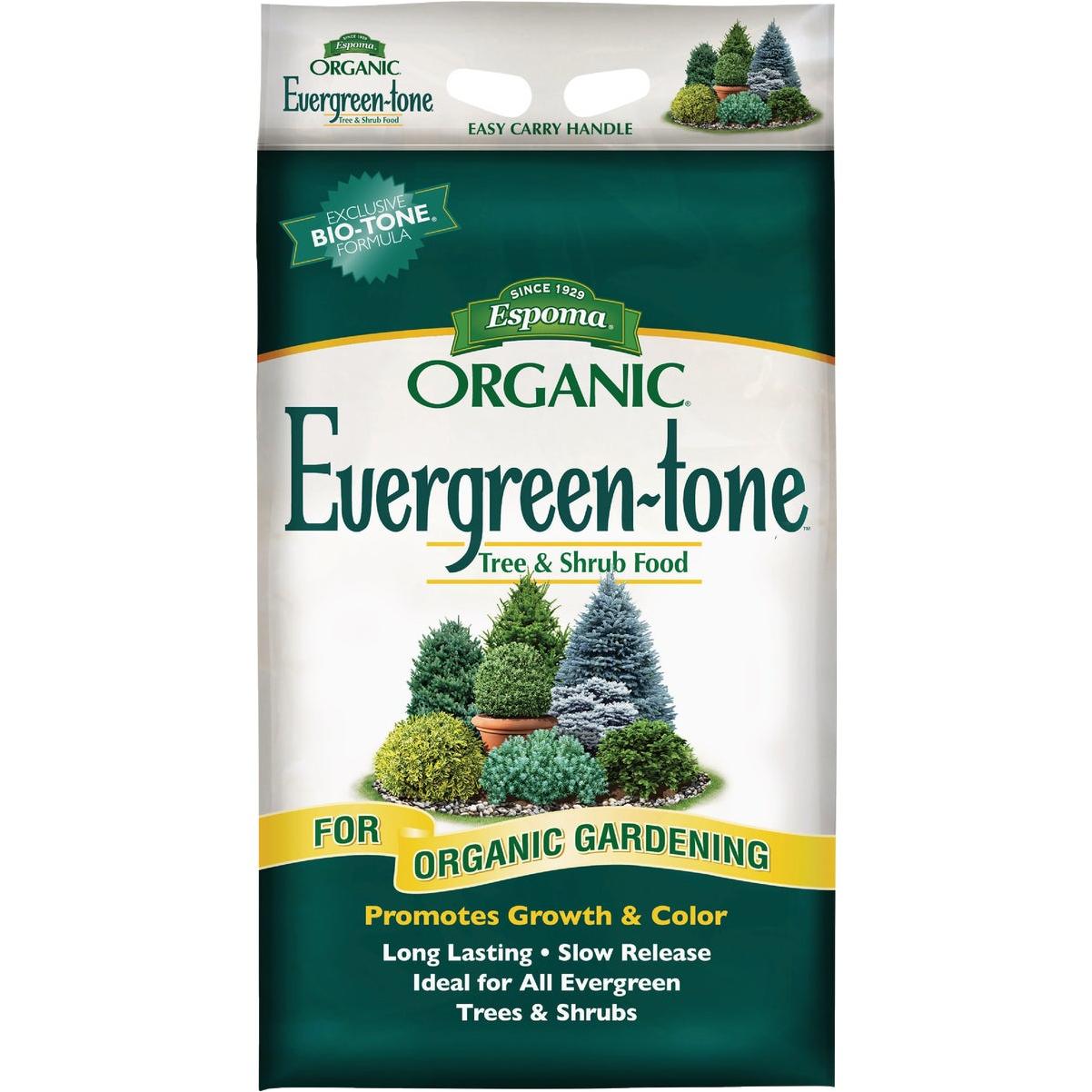 Espoma Organic 18 Lb. 4-3-4 Evergreen-tone Granular Plant Food