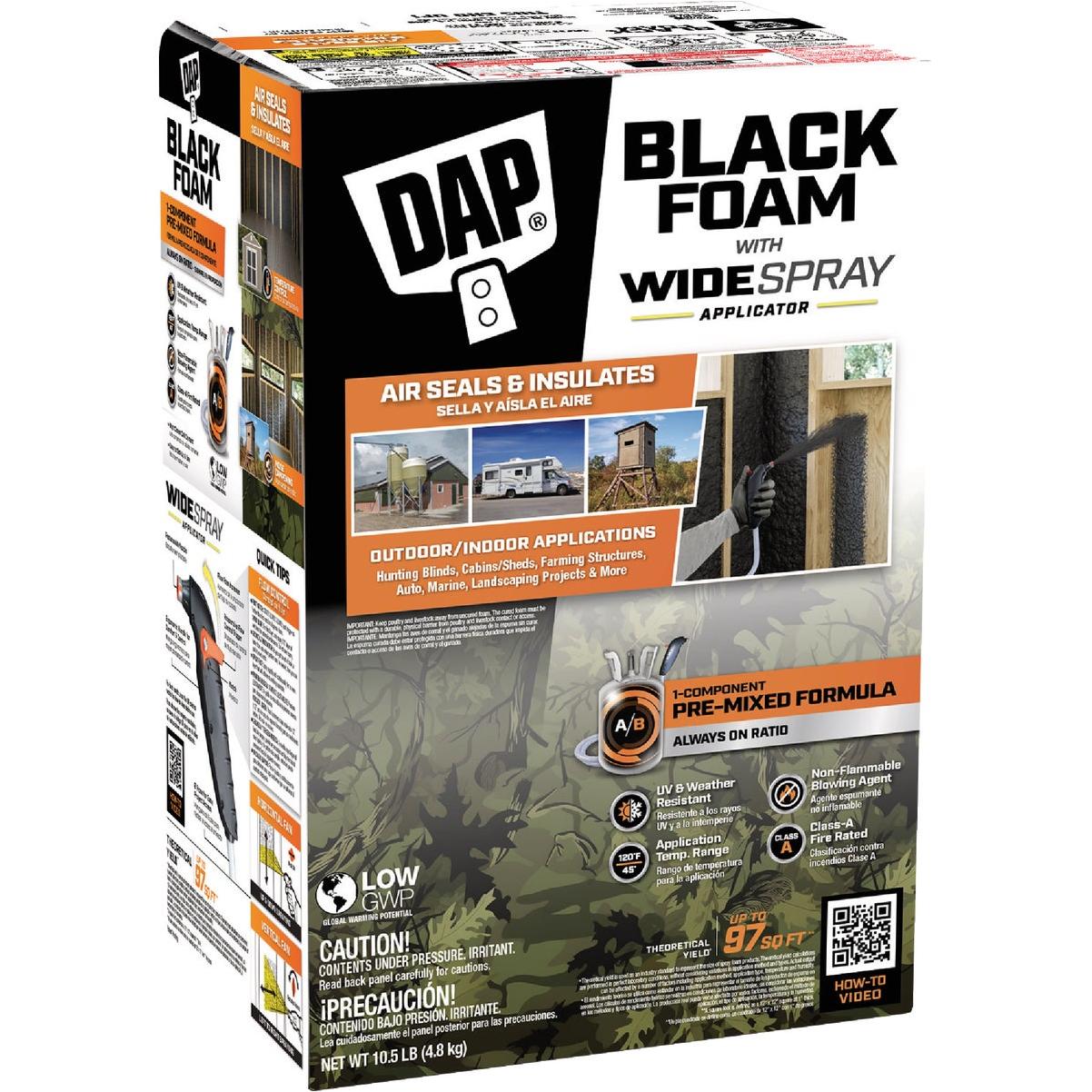 DAP 10-1/2 Lb. Black Insulating Foam with Widespray Applicator