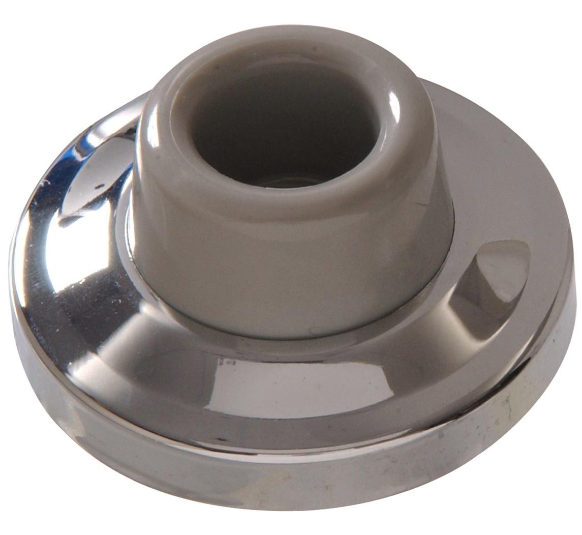Wall Mount Door Stop - 2-3/8" Durable Rubber With Installation Hardware