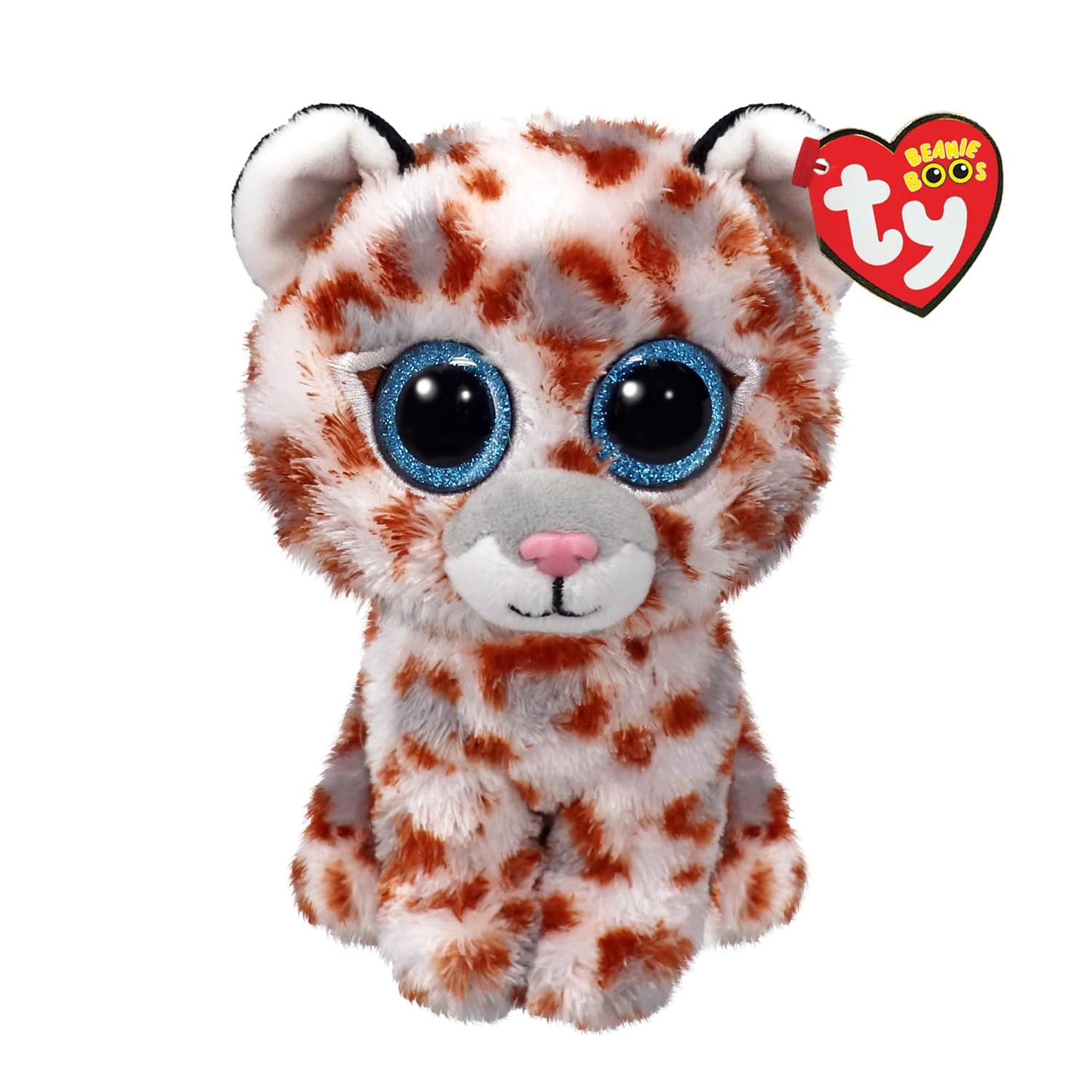 TY BEANIE BOOS COCO LEOPARD WH