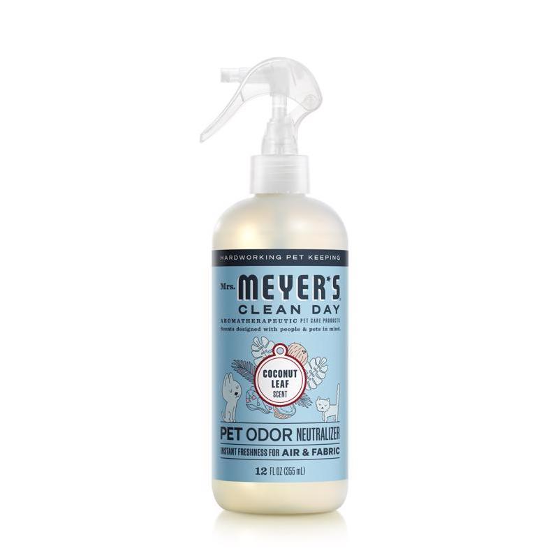 Mrs. Meyer's Clean Day Pet Odor Neutralizer Spray – 12 oz Coconut Leaf
