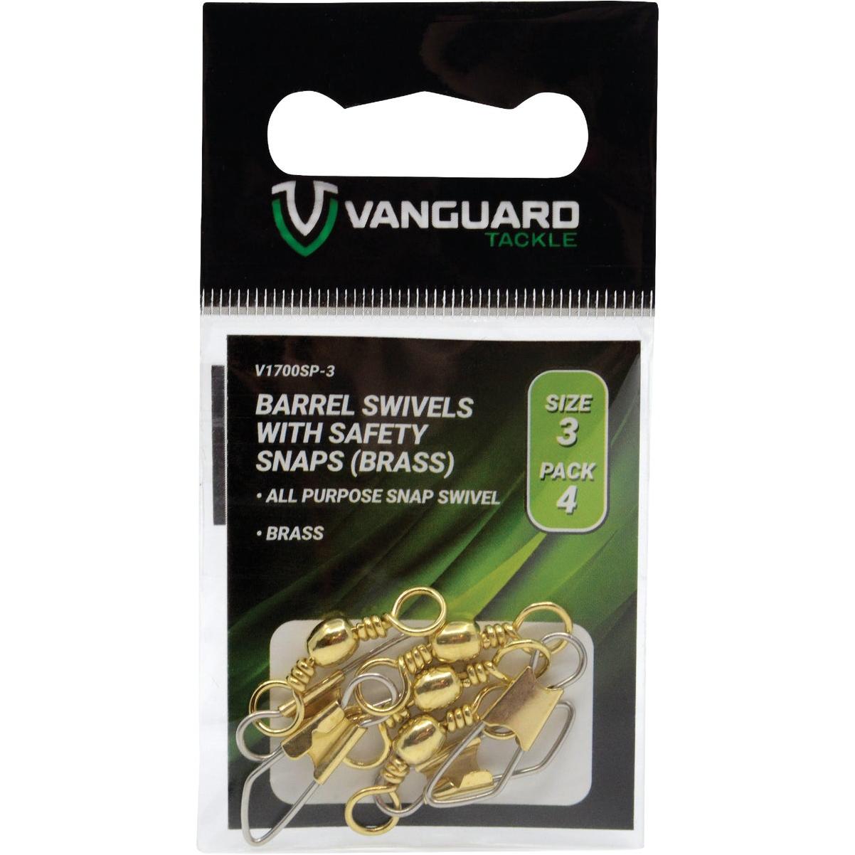 Vanguard Size 1 Black Nickel Barrel Swivel (3-Pack)
