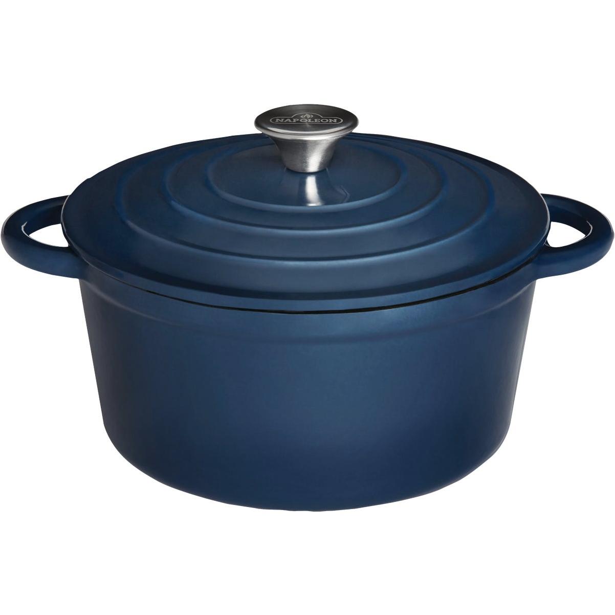 Napoleon Cast Iron Round Casserole Dish