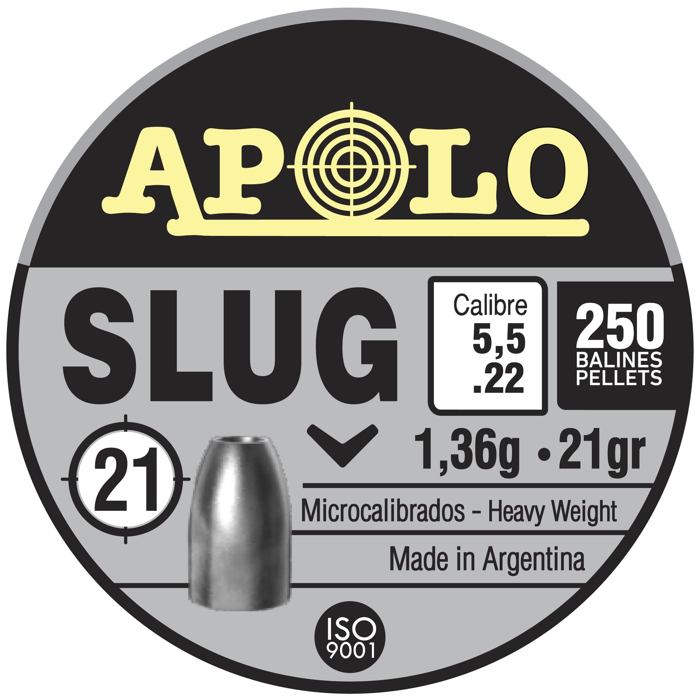 Hatsan Apolo Slug Air Rifle Pellets 22 Cal 21 gr 250/ct
