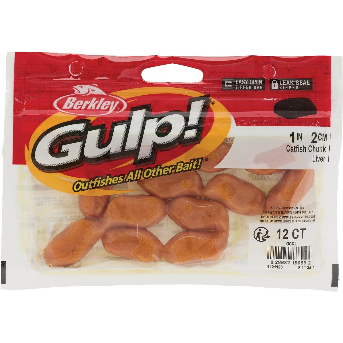 Berkley Gulp! Liver Catfish Chunks Fishing Lure