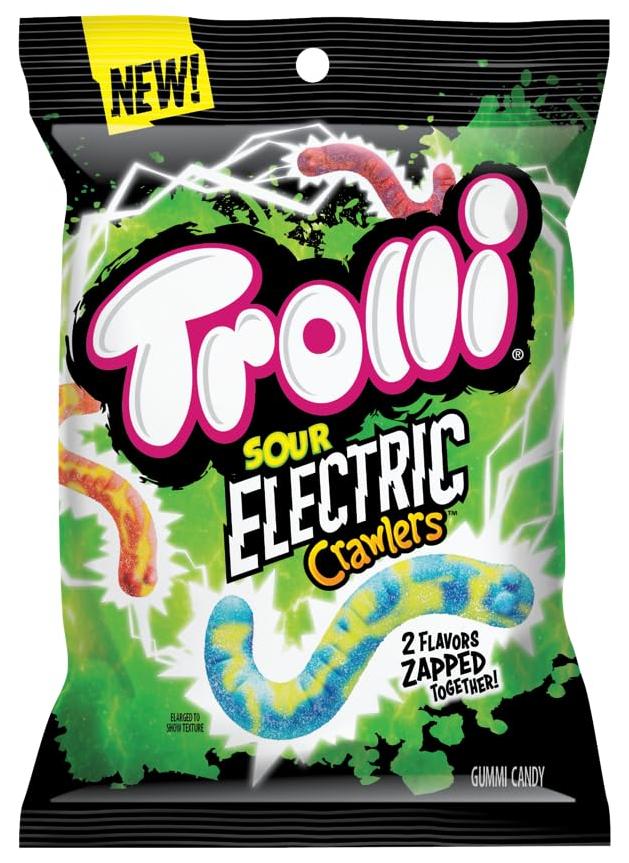 5 Ounce Electric Crawlers Gummy Candy By Trolli