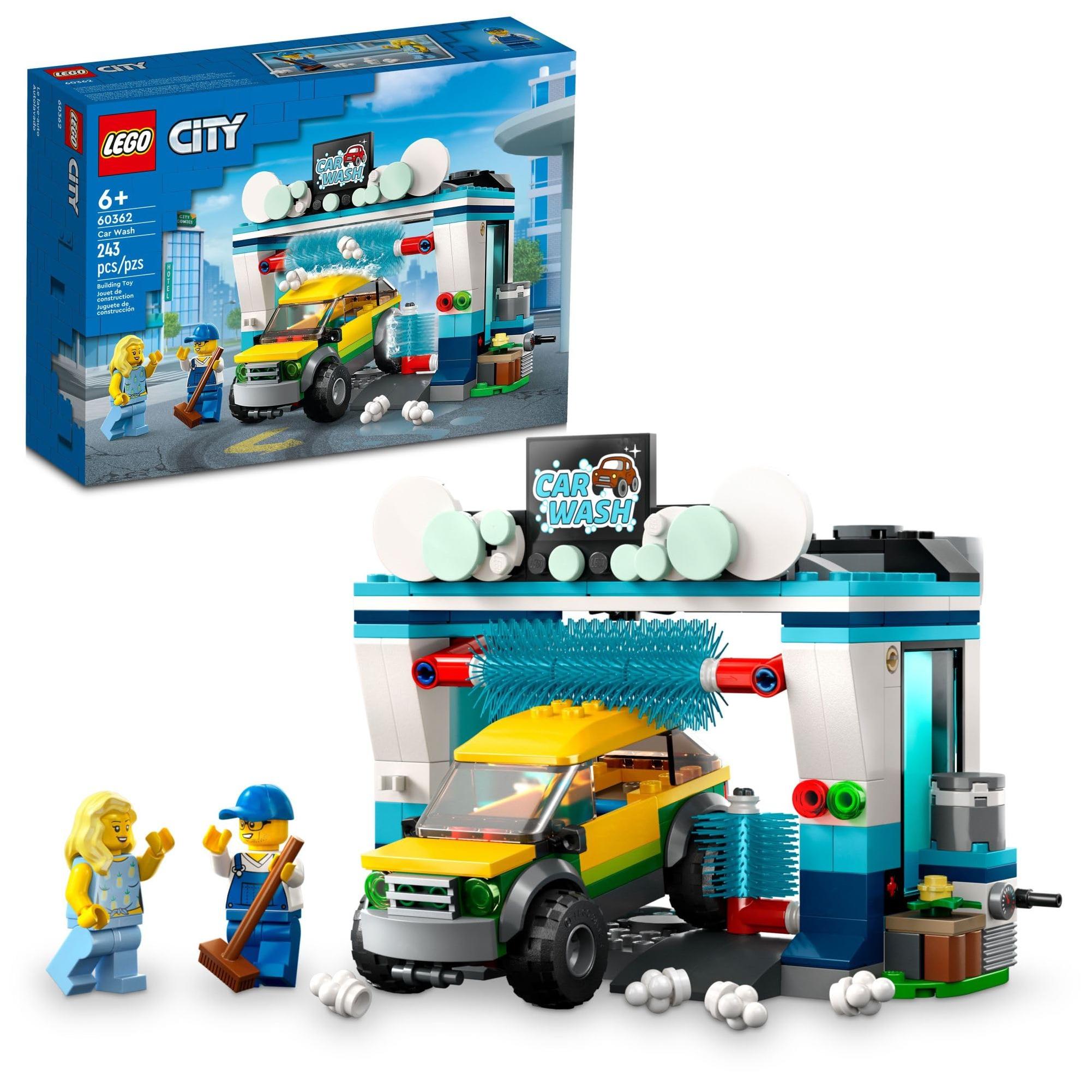 60362 Car Wash Toy Playset With Accessories For Kids