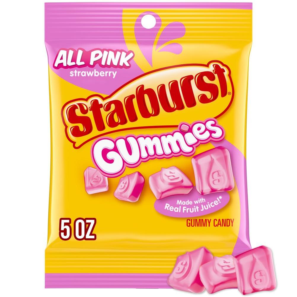 STARBURST ALL PINK GUMMIES 5OZ