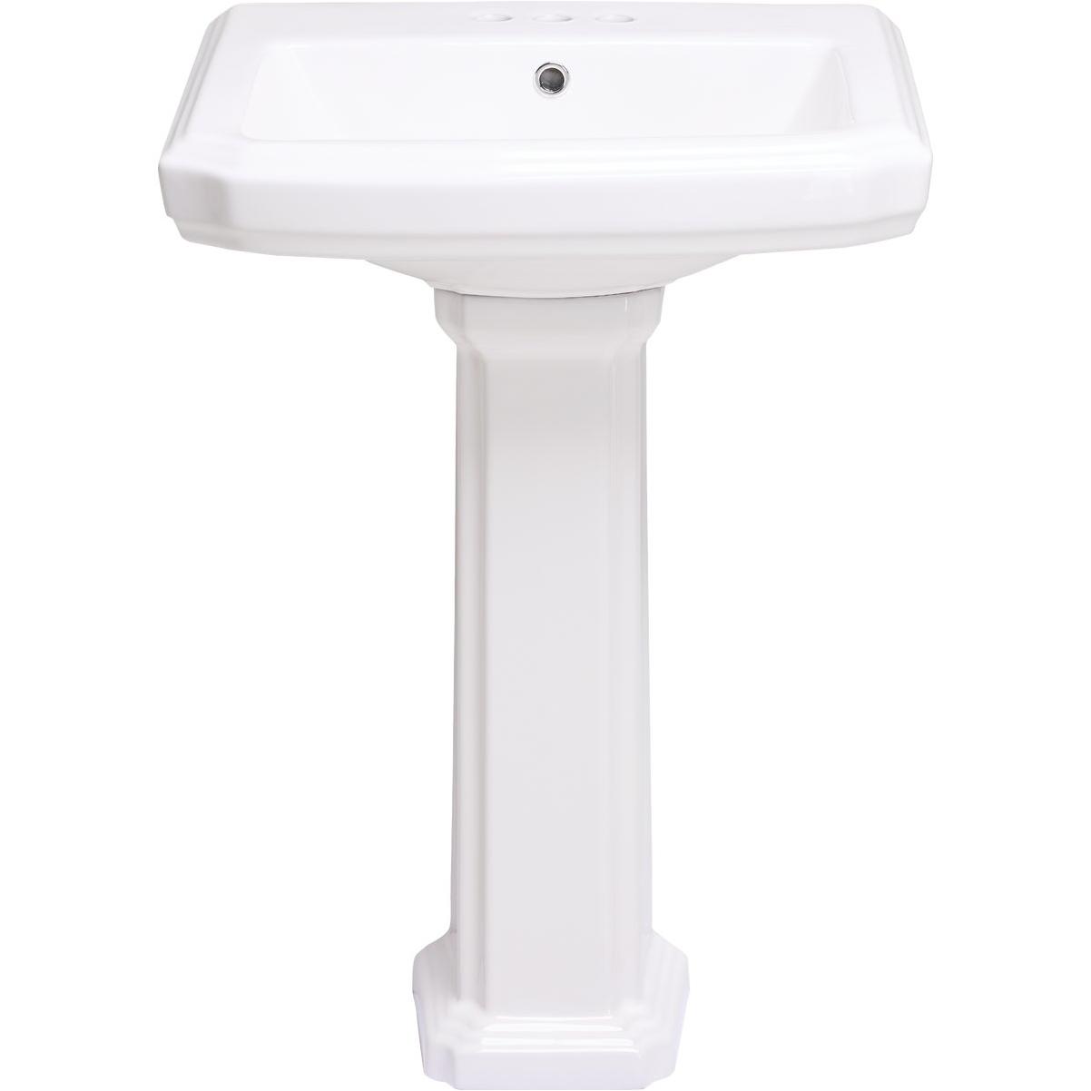 Common Goods Grove White Pedestal Sink