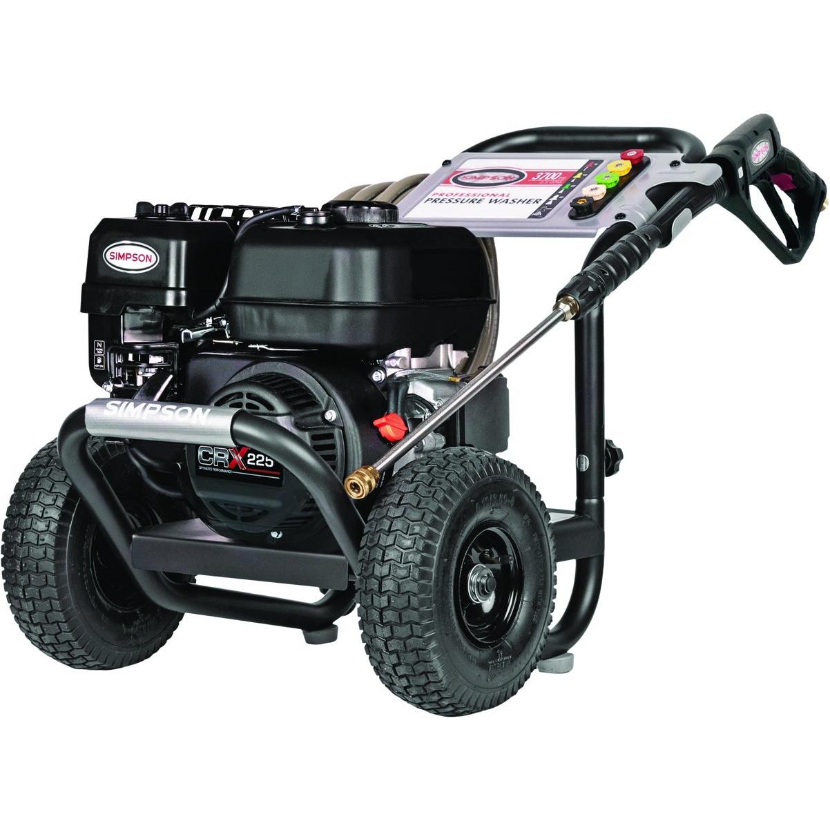 Simpson PowerShot 3700 psi 2.5 GPM CRX 225 with AAA Triplex Pump Cold Water Professional Gas Pressure Washer