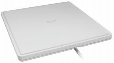 RCA White 8.15 In. W. x 9.13 In. L. Flat Omi-Directional HDTV Indoor Antenna