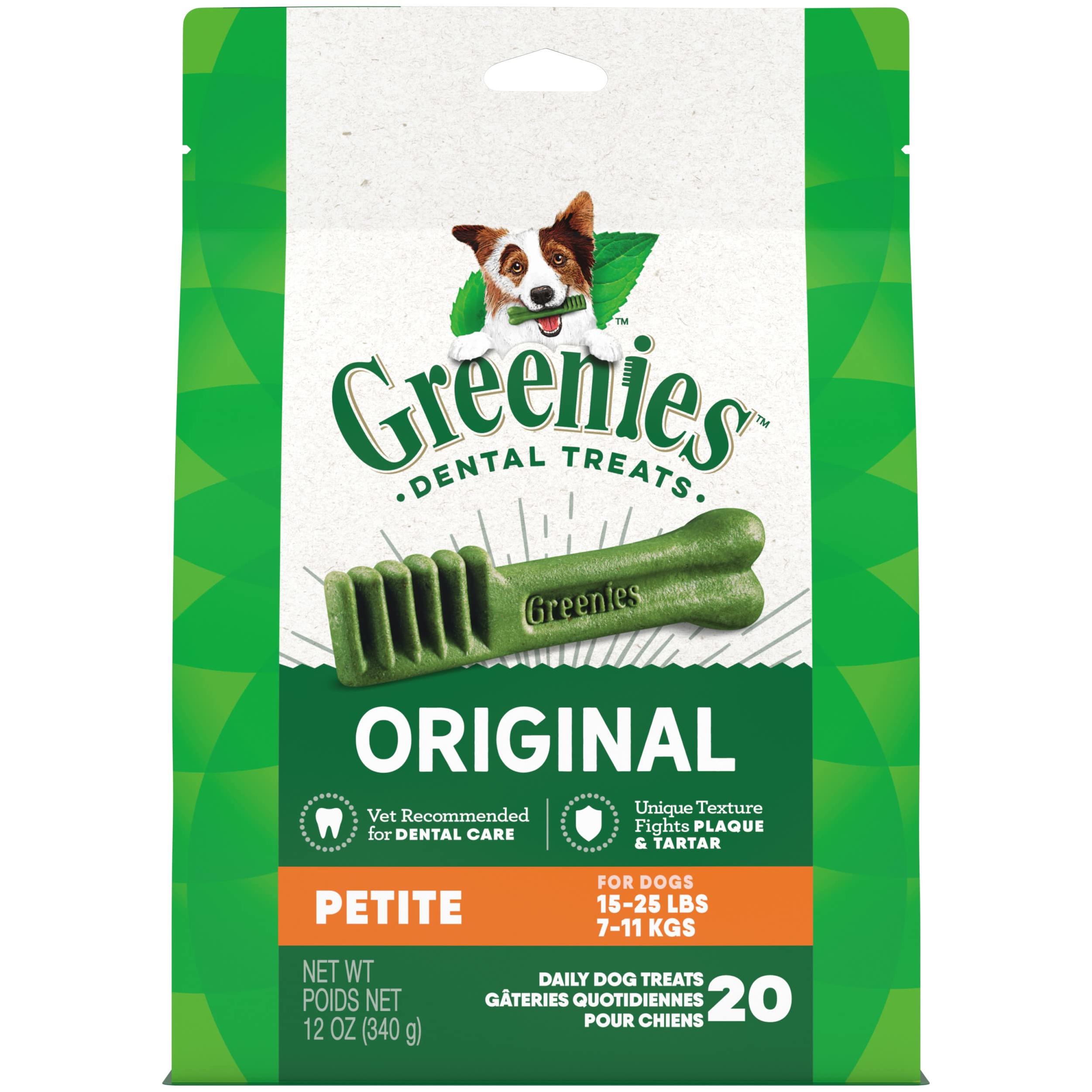Greenies Petite Small Dog Original Flavor Dental Dog Treat (20-Pack)